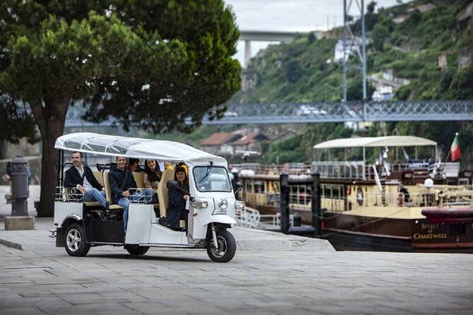 2 Hour Private Tuktuk Tour in Porto to Monastery and Cellars - A close look at the Dom Luís I Bridge