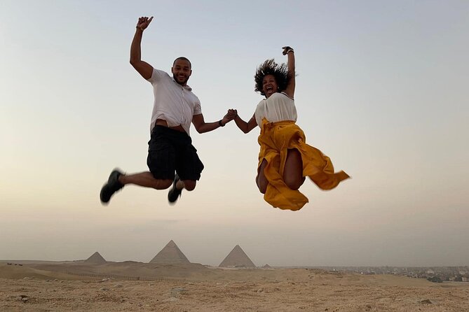 4 hour Private tour Giza pyramids ,sphinx and mummification temple tours - The high-hill viewpoint and optional camel ride