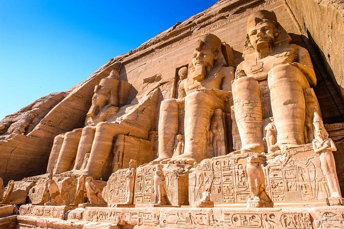 Abu Simbel Temple Flight & Tour from Aswan Guided day trip - Approaching the Abu Simbel temple complex