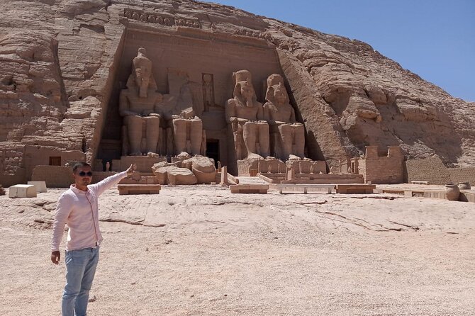 Abu Simbel temple in Aswan - Arriving at the two temples