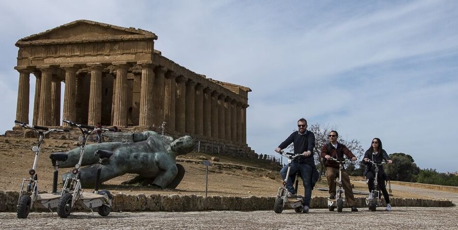 Agrigento: Valley of the Temples E-Scooter Tour - Starting along the Via Sacra