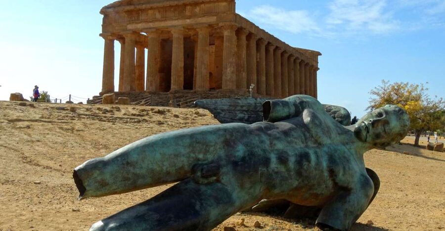 Agrigento: Valley of the Temples Private Tour - The Temple of Zeus and the seven-meter Telamon