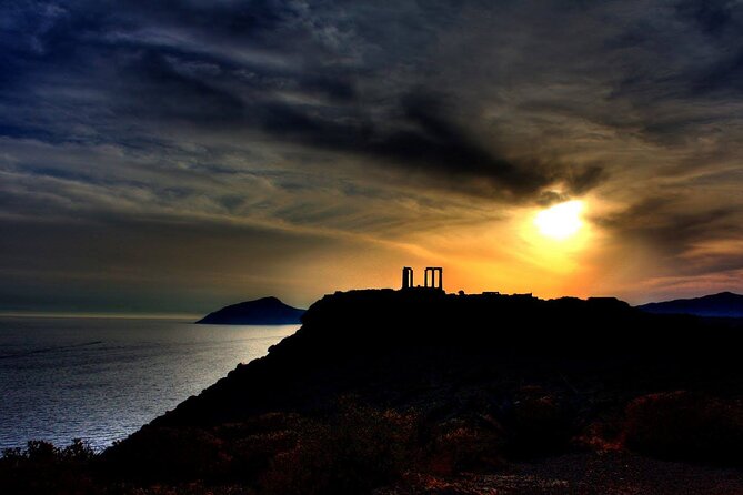 Amazing Sunset at Poseidon's Temple, Cape Sounio - A private route from Athens to Cape Sounio