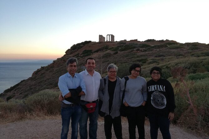 Amazing Sunset at Poseidon's Temple, Cape Sounio - Dinner by the sea is optional
