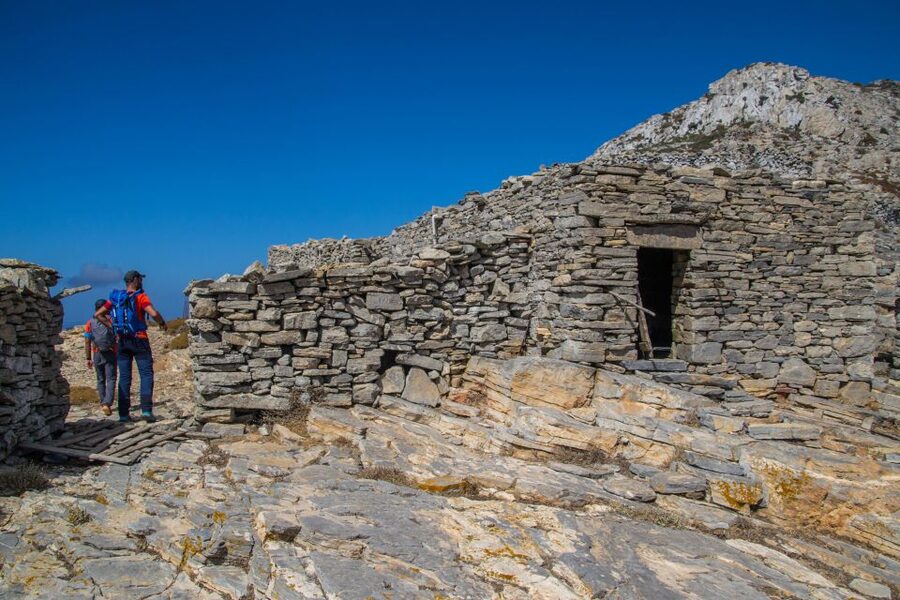 Amorgos: Guided Hike of the Panagia Hozoviotissa Monastery - From Aegiali Bay to Potamos and the old island path