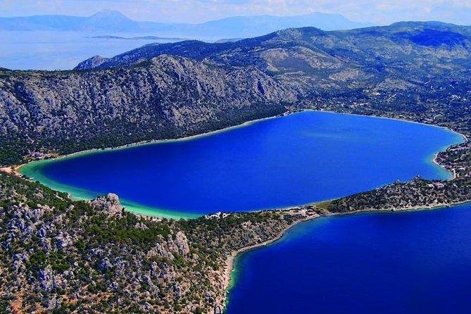 Ancient Corinth, Sanctuary of Hera, Blue Lake & Canal from Athens - Acrocorinth and its three fortified walls