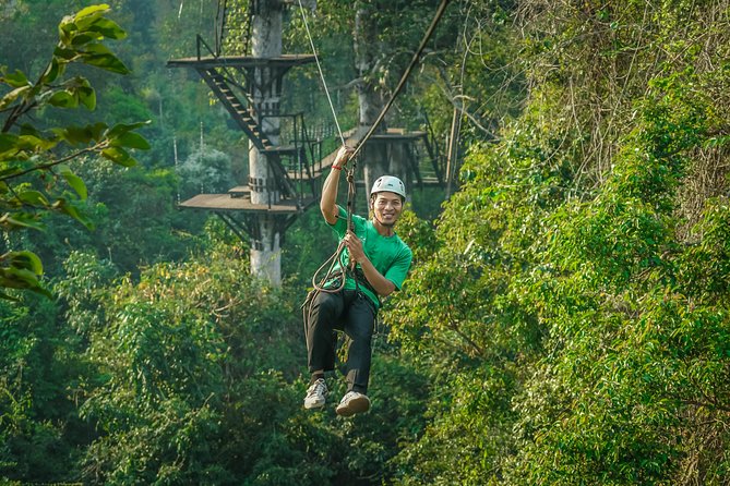 Angkor Wat Park Zip Line Adventure in Siem Reap - Safety for first-time zipliners