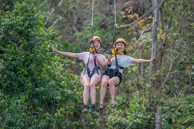 Angkor Wat Park Zip Line Adventure in Siem Reap - The forest views, and the temple-view limitation