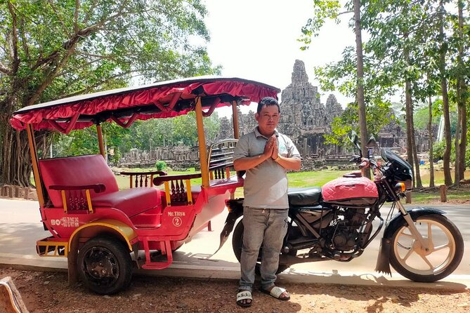 Angkor Wat Private Tour by Tuk-Tuk with English Speaking Driver - Angkor Thom South Gate and Bayon’s stone faces
