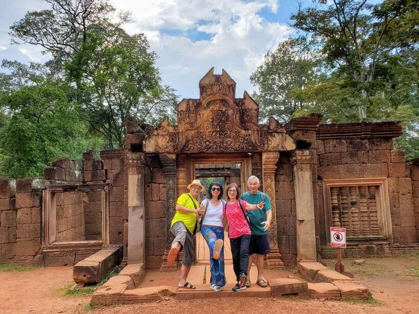 Angkor Wat Sunrise, Banteay Srei, Bayon & Ta Prohm Temple - Clothing, walking, and the shape of the day
