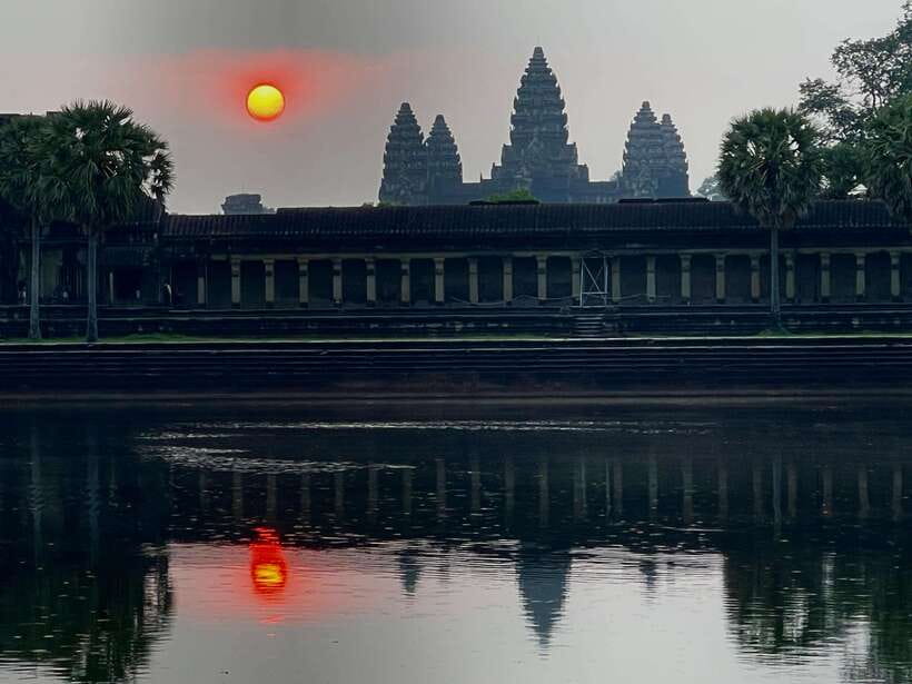 Angkor Wat Sunrise Private Full Day Tour - Angkor Thom begins at the terraces