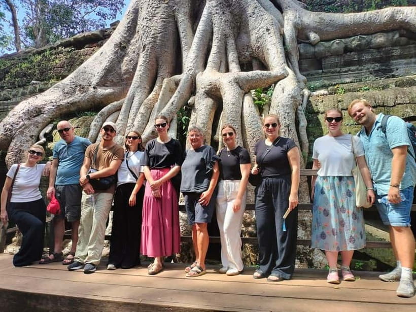 Angkor Wat Sunrise Temple Tour with Bayon and Ta Prohm - Bayon and its famous stone faces