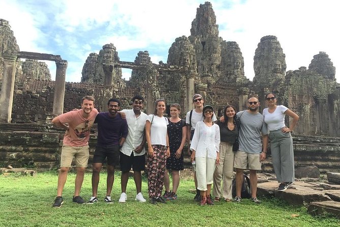 Angkor Wat Sunrise tour with Small - Group and Guide tours - Angkor Thom and Bayon’s carved faces