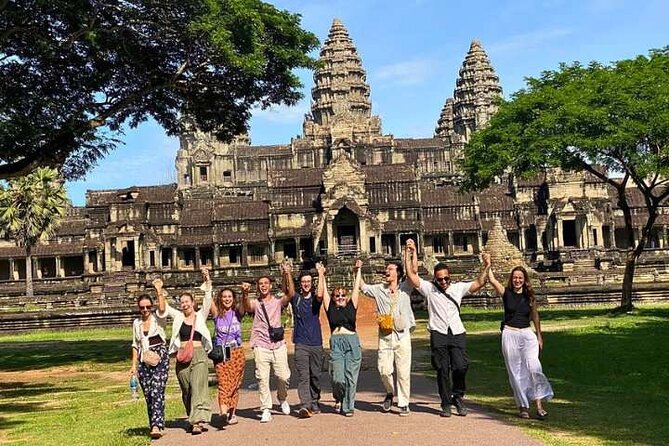Angkor Wat Sunset Small Group Tour with Lunch Included - Morning pickup and the ride to Angkor