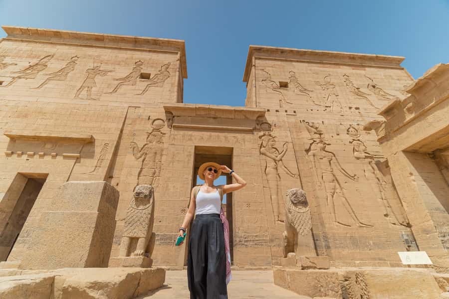 Aswan: Philae Temple Guided Half-Day Group Tour - Hotel pickup and the ride to the Nile