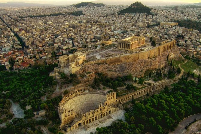 Athens Greece plus Temple of Poseidon, Sounion - Lake Vouliagmeni and the road to Sounion