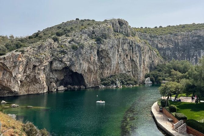 Athens highlights and Temple of Poseidon - Lake Vouliagmeni on the road to Cape Sounion