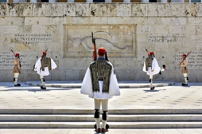 Athens Sights & Sounion (Poseidon Temple) - Private Full Day Tour - Guards, civic Athens, and Mount Lycabettus