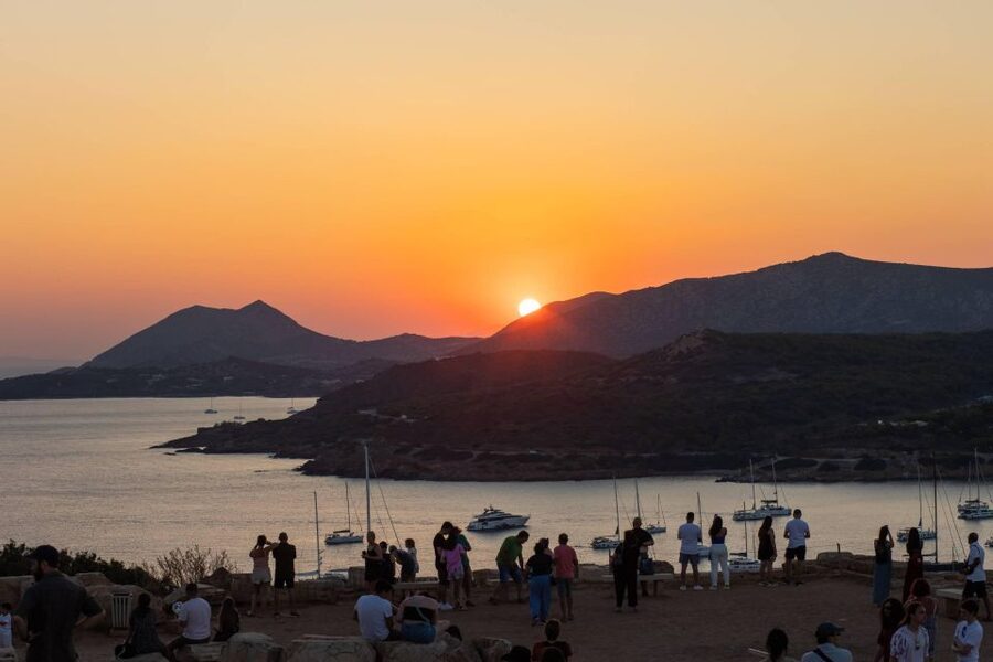 Athens: Sunset Tour to Cape Sounion & the Temple of Poseidon - Entering the Temple of Poseidon