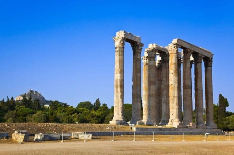 Athens: Temple of Olympian Zeus Entrance Ticket - Walking through the archaeological site