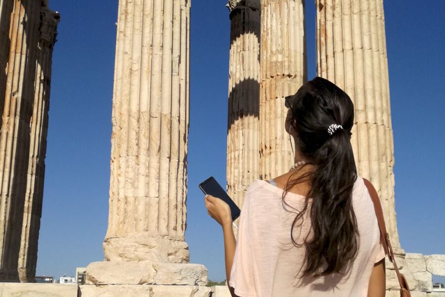 Athens: Temple of Olympian Zeus Ticket and Audio Tour - Ending at the Balaneion bathhouse