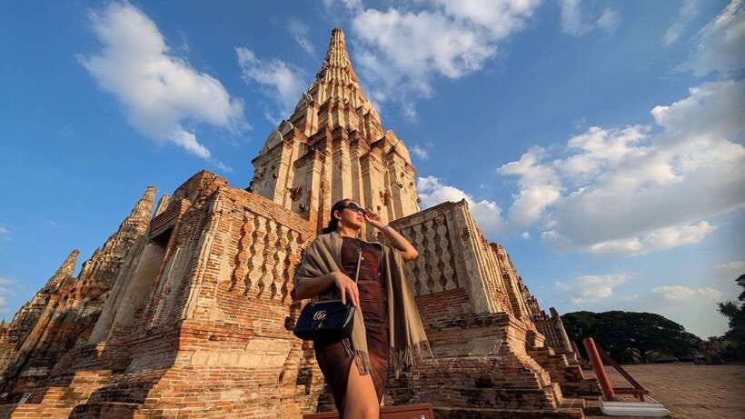 Ayutthaya: Private Boat Tour with Optional Temple Visits - Wat Chaiwatthanaram, the star of the three-temple route