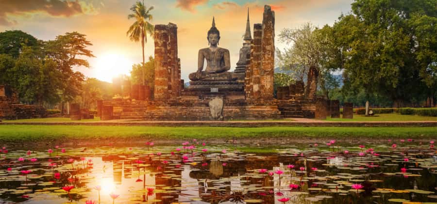 Ayutthaya Private Guided Day Tour, 4 Ancient Temples - Wat Yai Chai Mongkhon and its tall chedi