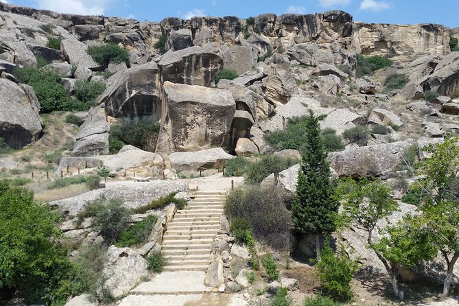 Baku: Gobustan, Mud Volcano, Fire Temple & Burning Mountain - Bibi-Heybat Mosque Adds a Human Pause