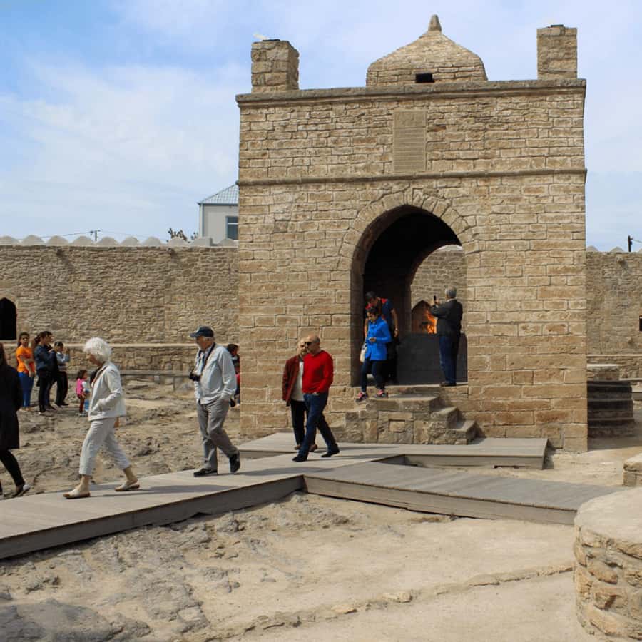 Baku: Gobustan, Mud Volcanoes, Fire Temple, & Yanar Dag Tour - From Baku to Gobustan’s ancient stone record