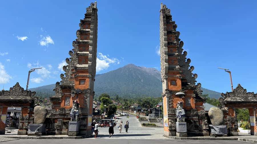 Bali: Besakih temple, Tukad Cepung waterfall, Penglipuran - Besakih Temple brings spiritual weight to the morning