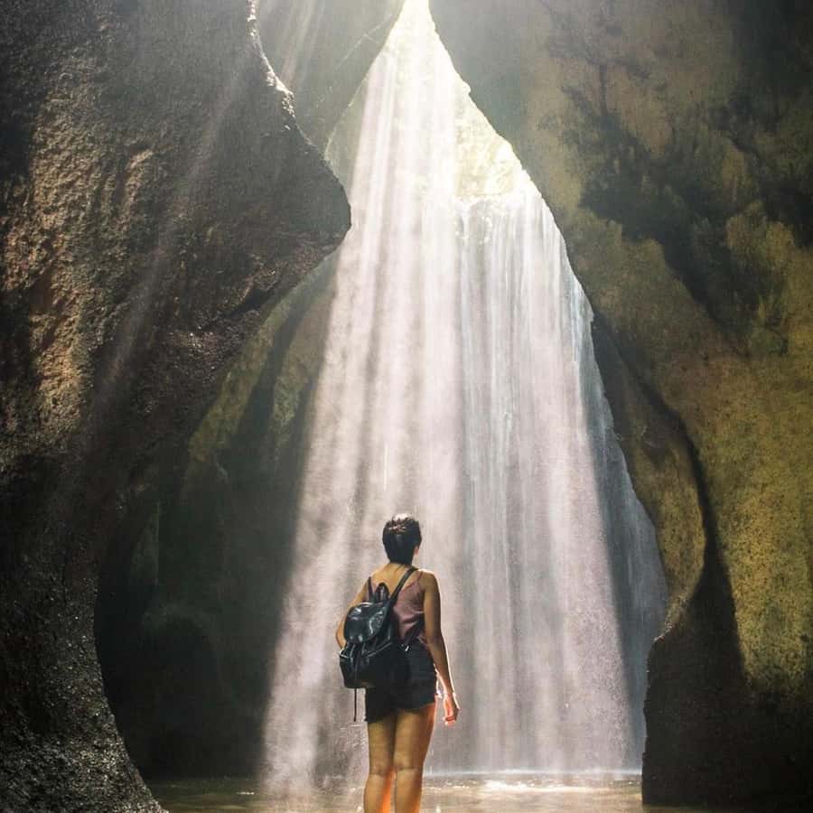 Bali : Eastern Bali and Pura Besakih Temple Tour - Tukad Cepung Waterfall: Beauty With a Tougher Walk