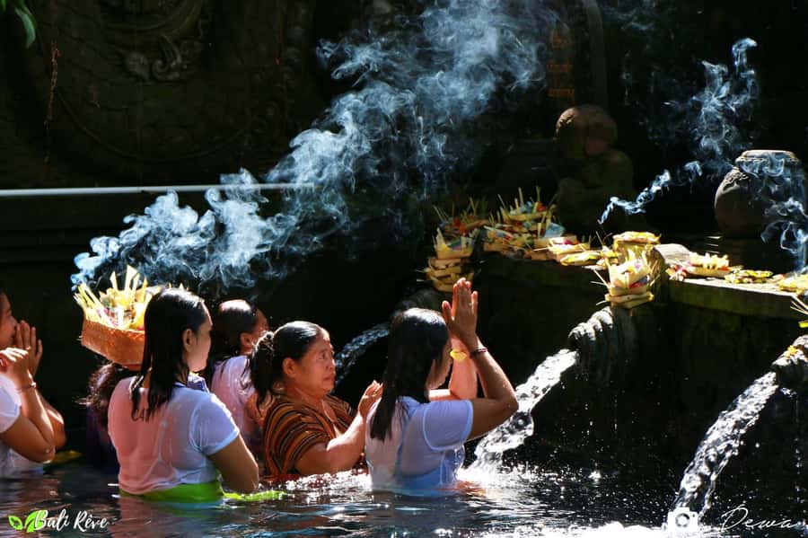 BALI :Sanctuary Monkey forest, rice terrace Water temple - Gunung Kawi Sebatu, the quiet temple stop