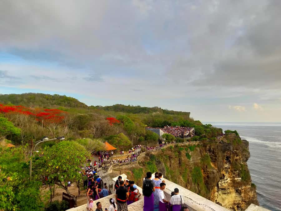 Bali: South Kuta, GWK, Uluwatu Temple, and Water Sport - Uluwatu Temple before the Kecak Fire Dance