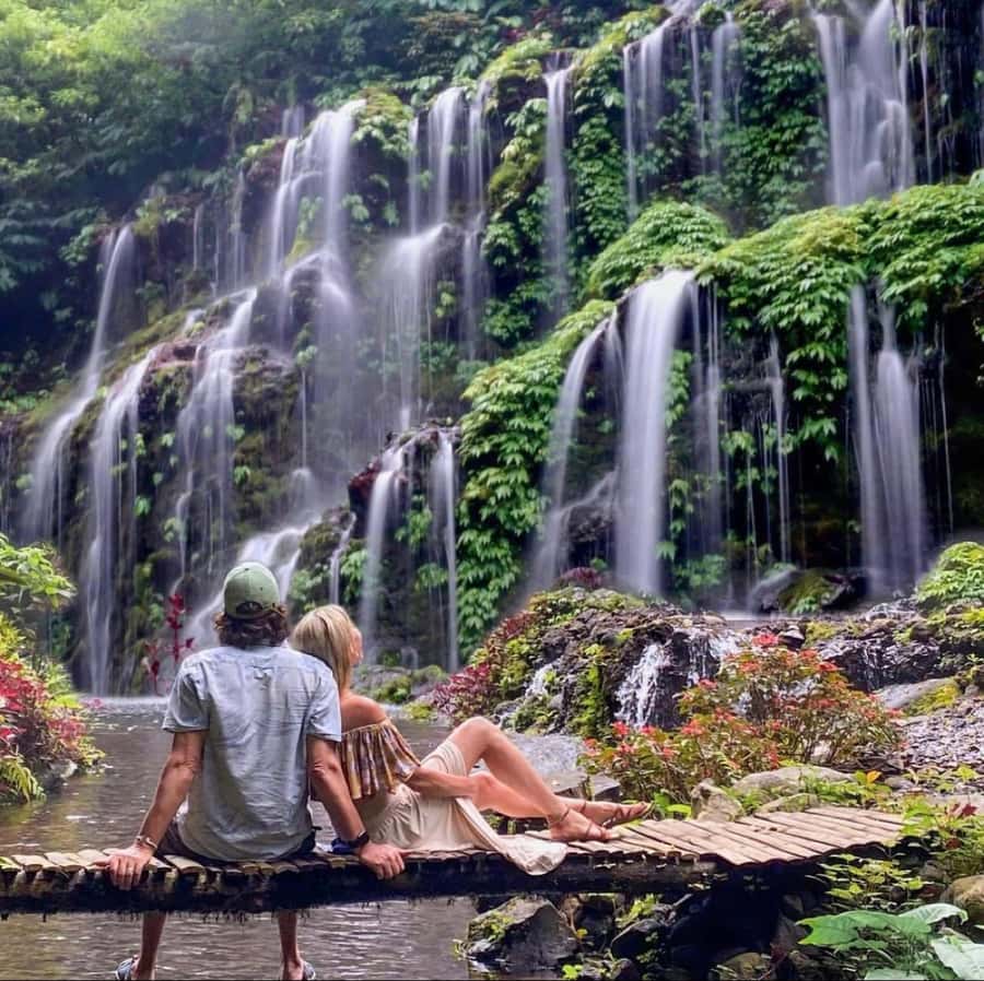 Bali Top's 3 Waterfalls - Temple And Rice Terrace - Tegalalang Rice Terrace: finish with Bali’s classic view