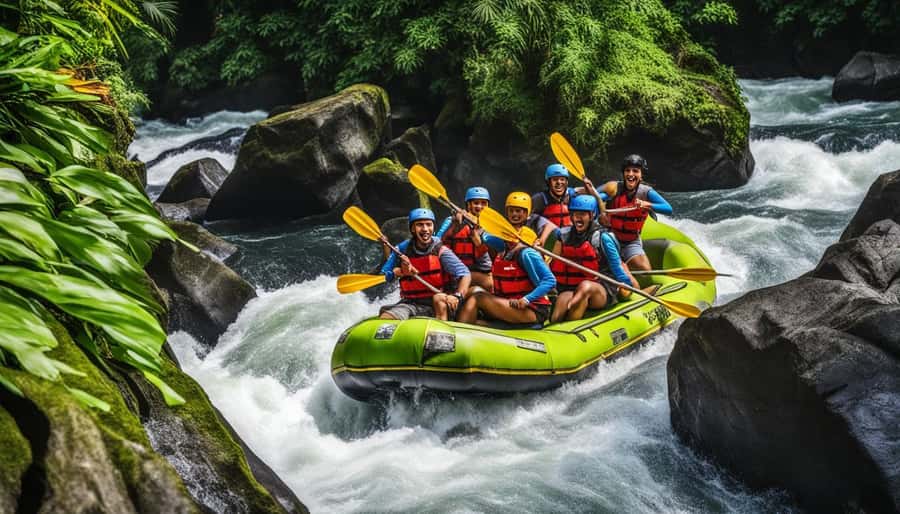 Bali: Ubud, Monkey Forest, Ancient Temple, Waterfalls - Suwat Waterfall and the need for proper footwear
