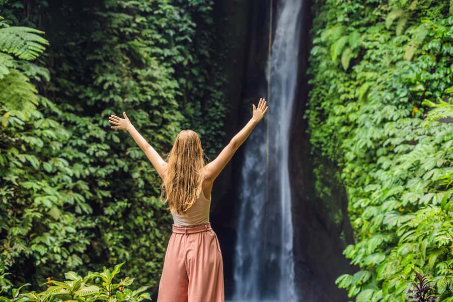 Bali: Water Temple, Waterfalls and Unesco Rice Terrace Tour - Banyumala Waterfall is the best swimming stop