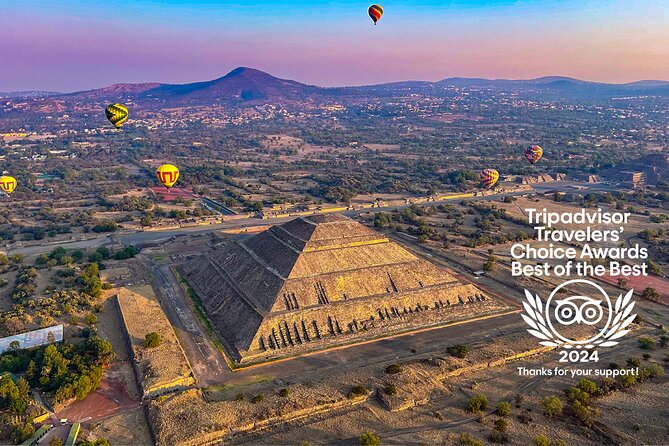 Balloon Flight with Teotihuacan & Guadalupe Shrine Full day Tour - Key points to know before booking