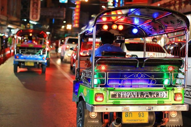 Bangkok by Night Tuk Tuk Tour: Markets, Temples & Food - Wat Pho and Bangkok’s evening temples