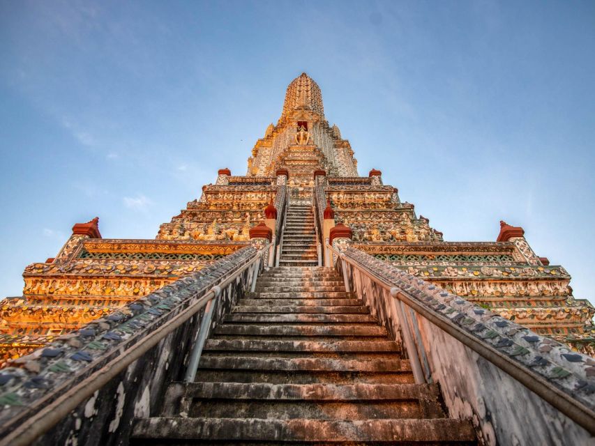 Bangkok: Grand Palace and Wat Arun Guided Walking Tour - Wat Arun’s mosaic-covered prang