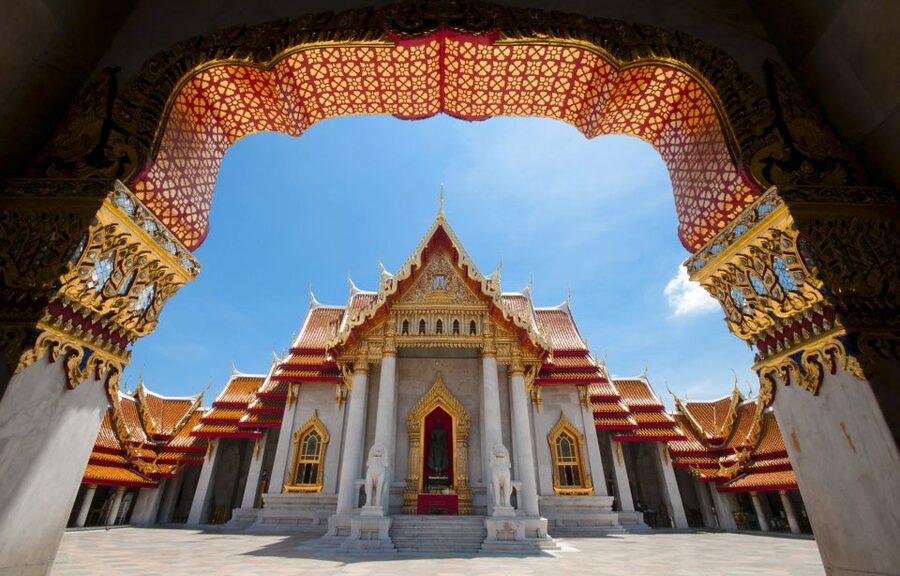 Bangkok: Half Day City and Temples (join tour) - Wat Benchamabophit, Bangkok’s White Marble Temple