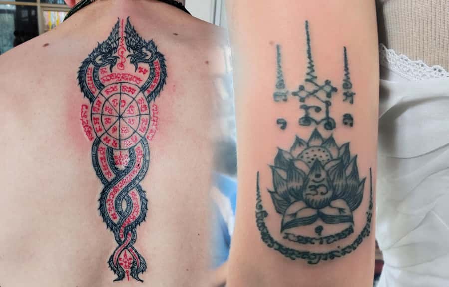 Bangkok: Hand Poked Thai Tattoo Guide at Wat Bang Phra - Choosing a Sak Yant design