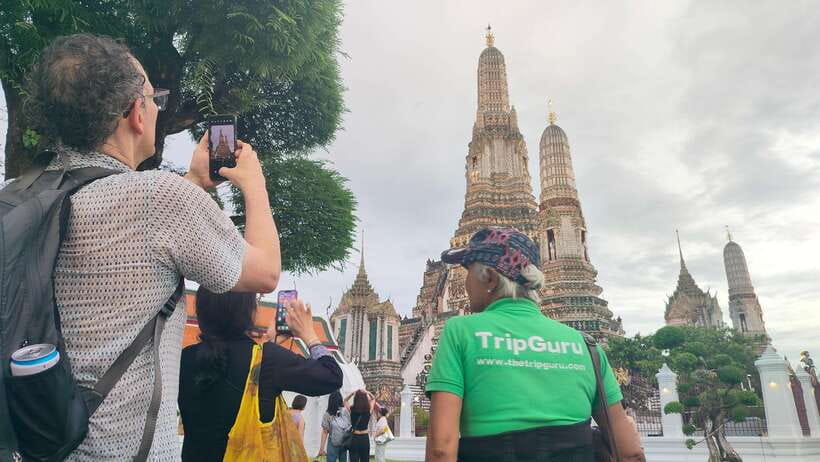 Bangkok: Longtail Boat Canal Tour to Wat Arun - Wat Arun from the river