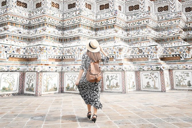 Bangkok Royal Road - Top 3 Major Monuments (Grand Palace, Wat Pho, Wat arun) - Entering the Grand Palace after the river temples