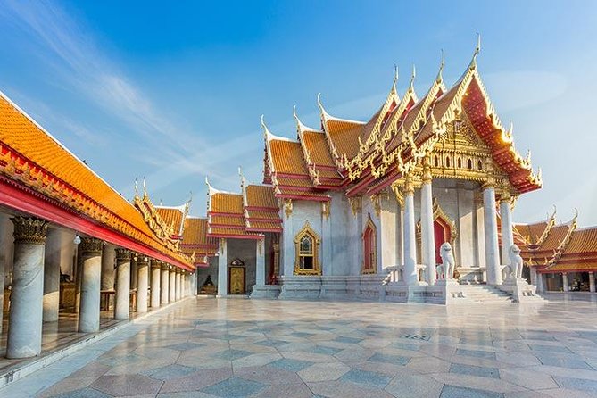 Bangkok Temples Tour, Including Reclining Buddha at Wat Pho - Wat Benchamabophit and the Marble Temple’s fine details