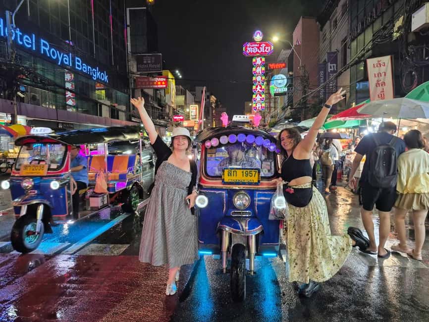 Bangkok: Tuk Tuk Adventure Chinatown Michelin Food & Temples - Key points to know before you book