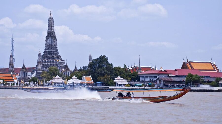 Bangkok Twilight : Hidden Canal, Big Buddha & temple - Meeting at MRT Sanam Chai near the old city