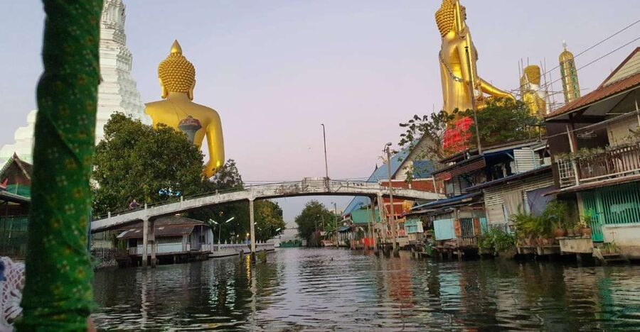 Bangkok Twilight : Hidden Canal, Big Buddha & temple - Through Thonburi’s canals by long-tail boat