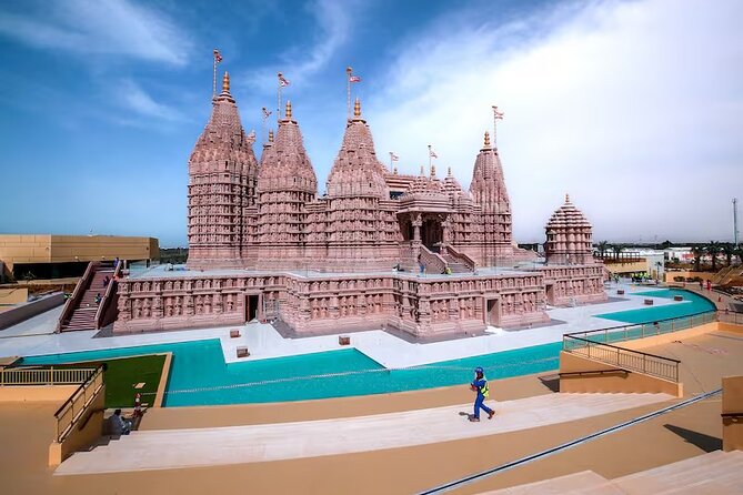 Baps Hindu Temple Tour in Abu Dhabi - Entering a Temple Built from Marble and Sandstone