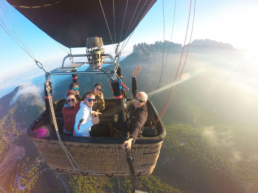 Barcelona: Montserrat Hot-Air Balloon & Monastery Experience - From Hotel Regina to the launch field