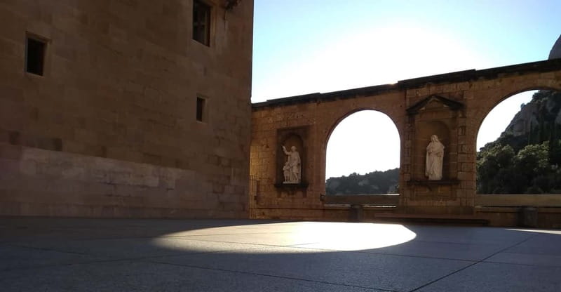 Barcelona: Montserrat Monastery and Natural Park Guided Tour - Taking the funicular high into Montserrat